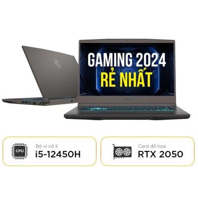 Laptop MSI Thin 15 B12UCX 1419VN - Intel Core i5-12450H | RTX 2050 | 15.6 inch Full HD 144Hz
